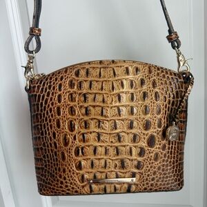 Brahmin Mini Duxbury Crossbody Toasted Melbourne Leather